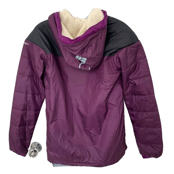 NWOT Columbia Women’s Lodge Pullover Insulated Jacket Size XS Purple SOLD OUT - Picture 6 of 12